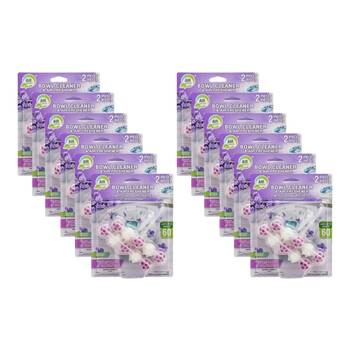 12x 2pc Air Fusion Toilet Bowl Cleaner & Freshener Lavender Bathroom Fragrance