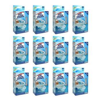 12x 15pc Air Fusion Toilet Cleaning Gel & Dispenser Lavender Ocean 45g Scented 