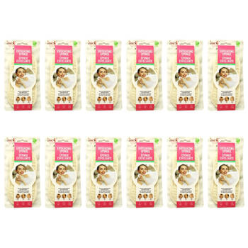 12PK Ideal Bath Exfoliating Sponge Body Scrub For Natural & Glowing Skin 10x20cm