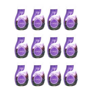 12PK Air Fusion Adjustable Gel Freshener Fresh Lavender Breeze 170g