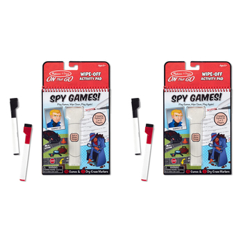 2PK Melissa & Doug On The Go Spy Games! Kids/Childrens Toy 6y+