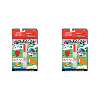 2PK Melissa & Doug On The Go Color Blast! Alphabet Kids/Childrens Toy 3+