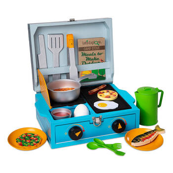 Melissa & Doug Let's Explore Wooden Camp Stove Kids/Childrens Toy 3y+