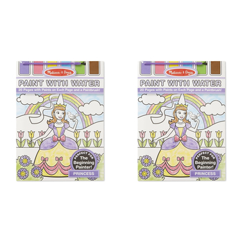 2PK Melissa & Doug Paint with Water Princess Kids/Childrens Toy 3+