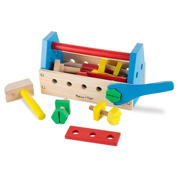 24pc Melissa & Doug Wooden Toys Take-Along Tool Kit Set Kids 3y+