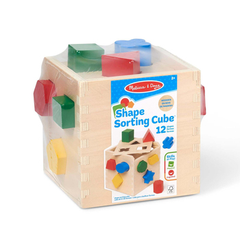 Melissa & Doug Shape Sorting Cube Kids/Childrens Toy 2+
