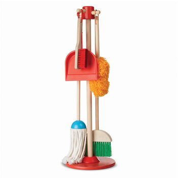 6pc Melissa & Doug Kids Toy Cleaning Kit w/ Stand 3y+