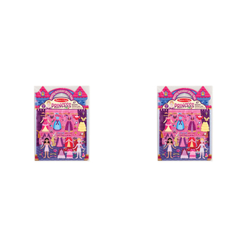 2PK Melissa & Doug Reusable Puffy Sticker Set Princess Kids/Childrens Toy 4y+