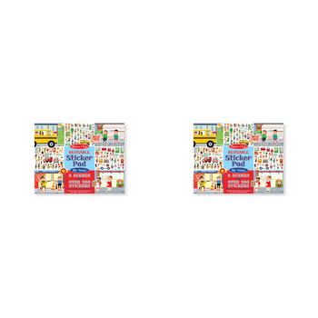 2PK Melissa & Doug Reusable Sticker Pad My Town Kids/Childrens Toy 3y+