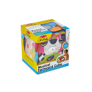 Melissa & Doug Musical Farmyard Cube Kids/Childrens Toy 6m+