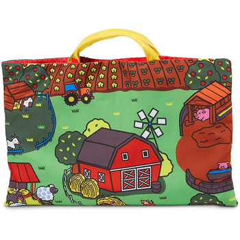 Melissa & Doug Take-Along Farm Play Mat Kids/Childrens Toy 6m+