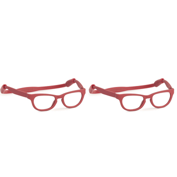 2x Miniland Glasses Terracotta Accessory For 38cm Doll 3y+