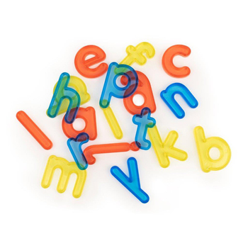 76pc Miniland Aptitude Translucent Lowercase Letters Toy Kids 3y+