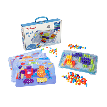 Miniland 1.5cm Mosaics Kids/Children Fun Colour Toy Game 3y+