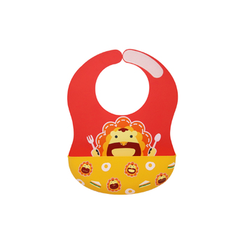 Marcus & Marcus Marcus Lion Wide Coverage Silicone Bib 6m+