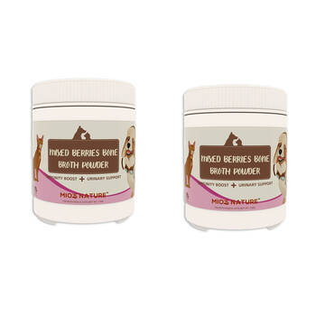 2PK Mio's Nature Mixed Berries Bone Broth Nutritional Powder for Cats/Dogs 120g