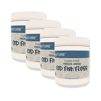 4PK Mio's Nature Ocean Feast Freeze Dried Cod Fish Floss Pet Cat/Dog Food 35g