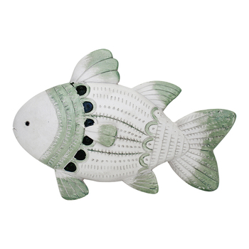 LVD Decorative Polyresin 21.5cm Fish Decor Bayou - Green