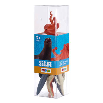 12pc Mojo Sealife Animals Kids Fun Playset Toy 3y+ Assorted