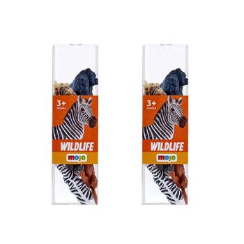 2x 12pc Mojo Wildlife Animals Kids Fun Playset Toy 3y+ Assorted