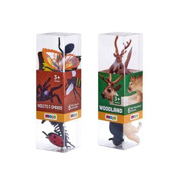 6pc Mojo Insects & Spider/Woodland Figure Kids Toy 3y+ Assort Combo Set