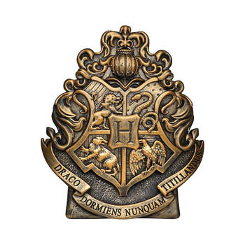 Harry Potter Hogwarts Crest Logo PVC Money Bank Coin Holder