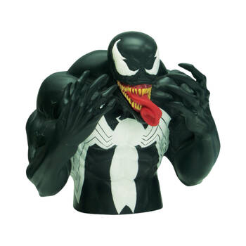 Marvel Comics Venom Bust PVC Figural Coin/Piggy Bank Figure Black