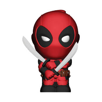 Marvel Comics Deadpool PVC Coin/Piggy Bank 8in Figure Red