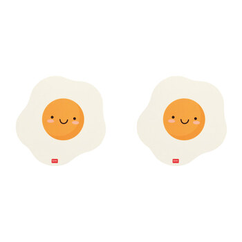 2PK Legami PVC Mousepad Anti-Slip Mouse Mat Pad - Egg