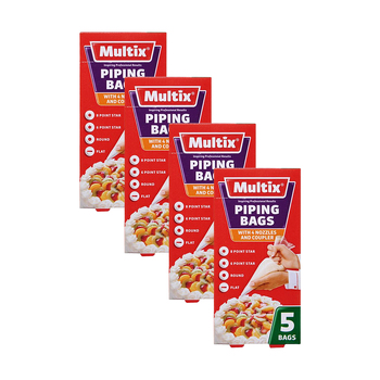 36pc Multix Piping Bags With Nozzles And Coupler Set