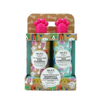 Mad Pets Dog Shampoo and Conditioner Duo 800ml Oatmeal & Chamomile