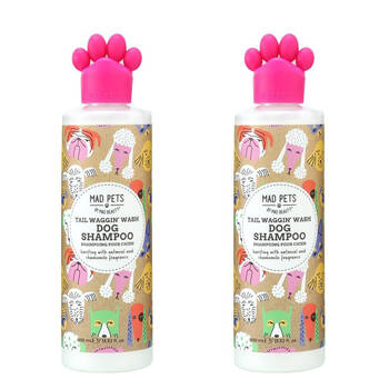 2PK Mad Pets Deep Cleansing Dog Fur Shampoo 400ml Oatmeal & Chamomile