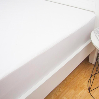 Ardor Queen Bed Cotton Mattress Protector White