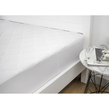 Ardor Boudoir King Bed Fitted Mattress Protector Microfibre White