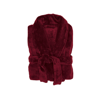 Bambury Size S/M Soft Microplush Bedroom/Bathroom Robe Merlot Home Living