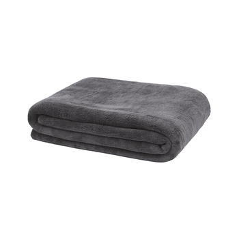 Bambury Decorative Ultra Soft Microplush Throw Rug Charcoal Home Decor