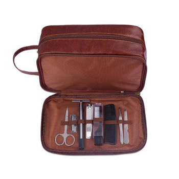 9pc Men's Republic Toiletry Bag with Grooming Set