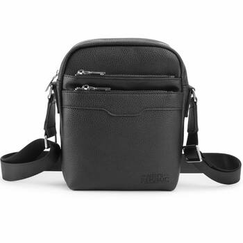 Men’s Republic Deluxe Stylish Cross Body Sleek Bag Sling/Travel - Black