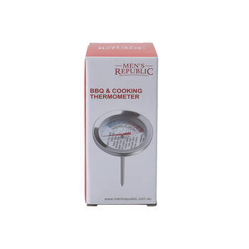 Men’s Republic BBQ and Cooking Thermometer Ultimate Tool/Gift Set - Black
