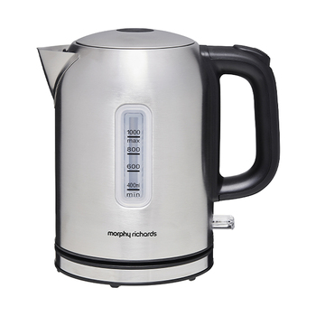 Morphy Richards 2200W Equip 1L Kettle Silver MREK1SS