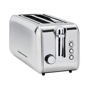 Morphy Richards Electric Equip 4 Slice Long Slot Toaster 1450W