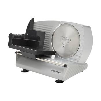 Morphy Richards Electric Food Slicer 200W DC Motor Stainless Steel - Silver