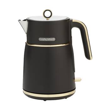 Morphy Richards Signature Soft Gold Kettle 2200W 1.5 L 360 Base - Matte Black