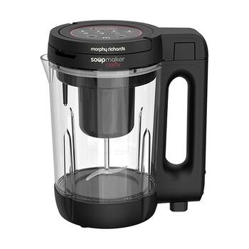 Morphy Richards Clarity Soup Maker 1000W 1.6 L w/ Interlocking Lid - Clear