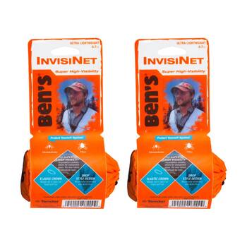 2PK AMK Bens InvisiNet Head Net Ultra High Visibility Insect Protection