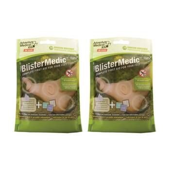 2PK AMK Blister Treatment Pack Moleskin GlacierGel Dressings Antiseptic Wipes