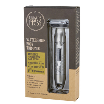 Urbane Mess Men's Electric Cordless Shower Body Hair Beard Trimmer