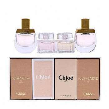 4pc Chloe Ladies Nomade/Rose Tangerine/Chloe/Nomade EDP Mini Set For Women