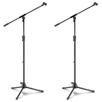 2PK Hercules Tripod Microphone Stand w/ Die Cast Base & Boom