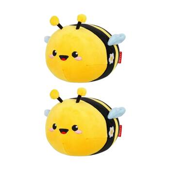 2PK Legami Kids Cute Animal Plush Mini Bee Super Soft Free Standing Toy 15cm 3y+